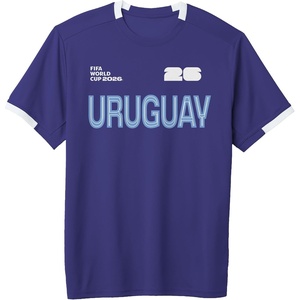 image:imageFIFA World CUP26 Uruguay ShortSleeve Soccer JerseyPurpleWhite