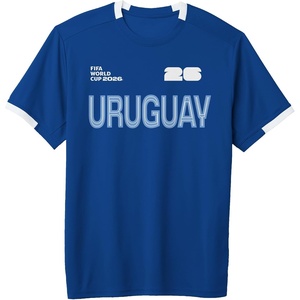 image:imageFIFA World CUP26 Uruguay ShortSleeve Soccer JerseyRoyal BlueWhite