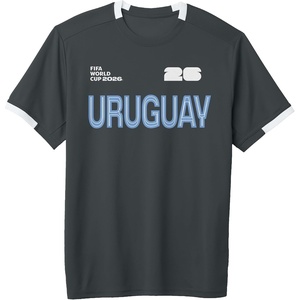 image:imageFIFA World CUP26 Uruguay ShortSleeve Soccer JerseySlate GreyWhite