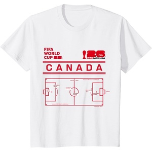 image:imageKids FIFA WORLD CUP26 Canada Host Country Pitch TShirtWhite