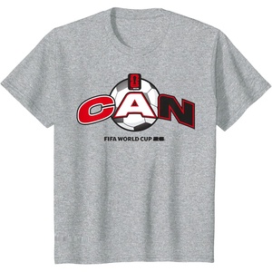 image:imageKids FIFA WORLD CUP26 Canada Host Country TC Ball TShirtHeather Grey
