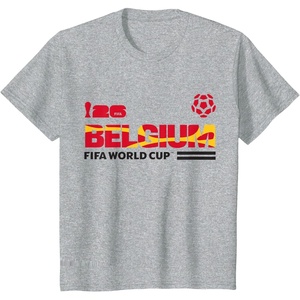 image:imageKids FIFA World CUP26 Qualifier Belgium TShirtHeather Grey