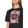 image:imageOuterstuff National Womens Soccer League Girls Classic Stack Short Sleeve Boxy TeePortland Thorns