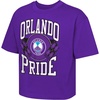 image:imageOuterstuff National Womens Soccer League Girls Classic Stack Short Sleeve Boxy TeeOrlando Pride