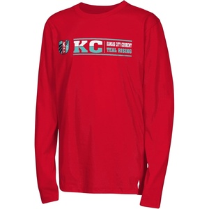 image:imageOuterstuff National Womens Soccer League Boys Ecstatic Long Sleeve TShirtKansas City Current