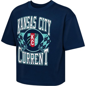 image:imageOuterstuff National Womens Soccer League Girls Classic Stack Short Sleeve Boxy TeeKansas City Current