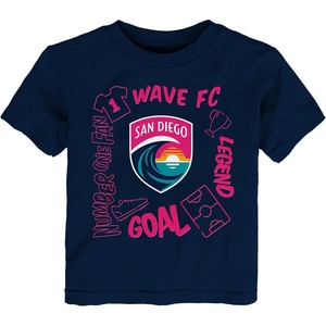 image:imageOuterstuff National Womens Soccer League Toddler Elements Short Sleeve TeeSan Diego Wave Fc