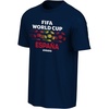 image:imageFIFA World Cup 2026 Mens Official Country Team Color Wordmark Logo TShirtSpain