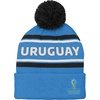 image:imageOuterstuff International Soccer Unisex Youth FIFA World Cup Country Premium Bobble Cuff Pom HatBlue