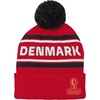 image:imageOuterstuff International Soccer Unisex Youth FIFA World Cup Country Premium Bobble Cuff Pom HatRed