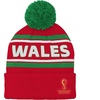 image:imageOuterstuff International Soccer Unisex Youth FIFA World Cup Country Premium Bobble Cuff Pom HatRed