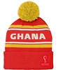 image:imageOuterstuff International Soccer Unisex Youth FIFA World Cup Country Premium Bobble Cuff Pom HatRed