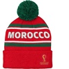 image:imageOuterstuff International Soccer Unisex Youth FIFA World Cup Country Premium Bobble Cuff Pom HatRed
