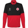 image:imageOuterstuff International Soccer mens Fifa World Cup Country 14 Zip TopBlackred