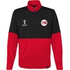 image:imageOuterstuff International Soccer mens Fifa World Cup Country 14 Zip TopBlackred