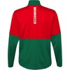 image:imageOuterstuff International Soccer mens Fifa World Cup Country 14 Zip TopRedgreen