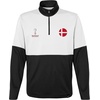 image:imageOuterstuff International Soccer mens Fifa World Cup Country 14 Zip TopWhiteblack