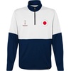 image:imageOuterstuff International Soccer mens Fifa World Cup Country 14 Zip TopWhitenavy