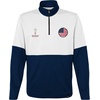 image:imageOuterstuff International Soccer mens Fifa World Cup Country 14 Zip TopWhitenavy