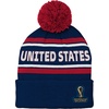 image:imageOuterstuff Mens FIFA World Cup Country Premium Bobble Cuff Pom HatNavy