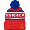 image:imageOuterstuff Mens FIFA World Cup Country Premium Bobble Cuff Pom HatRed