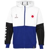 image:imageOuterstuff International Soccer Unisex Kids Fifa World Cup Country Contrast Panel Fleece HoodBlueblackwhite