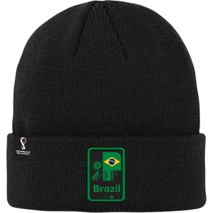 image:imageOuterstuff Boys FIFA World Cup Country Core Rib Knit Beanie HatBlack