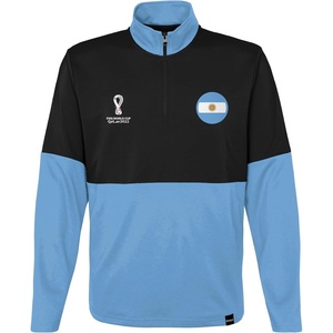 image:imageOuterstuff International Soccer mens Fifa World Cup Country 14 Zip TopBlackcobalt