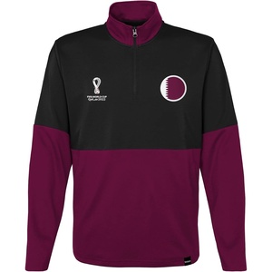 image:imageOuterstuff International Soccer mens Fifa World Cup Country 14 Zip TopBlackmaroon