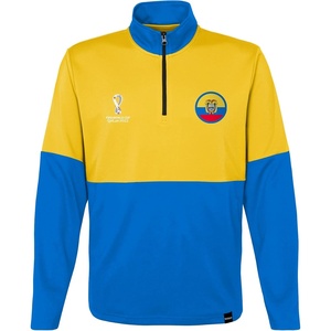 image:imageOuterstuff International Soccer mens Fifa World Cup Country 14 Zip TopGoldblue