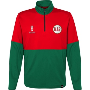 image:imageOuterstuff International Soccer mens Fifa World Cup Country 14 Zip TopRedgreen