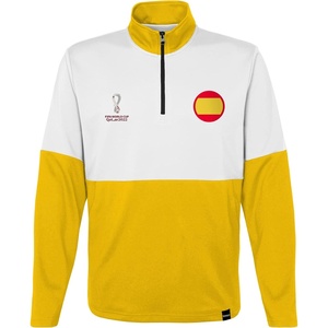 image:imageOuterstuff International Soccer mens Fifa World Cup Country 14 Zip TopWhitegold