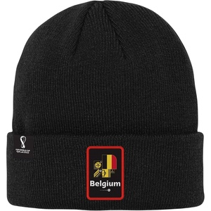 image:imageOuterstuff Unisex Youth FIFA World Cup Country Core Rib Knit Beanie HatBlack
