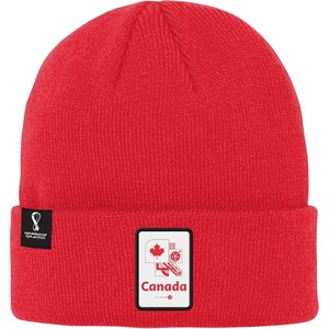 image:imageOuterstuff Unisex Youth FIFA World Cup Country Core Rib Knit Beanie HatRed